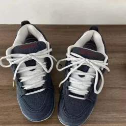 Aesthetic Sneakers*Boogzel Clothing Skater Girl Sneakers in Navy Blue