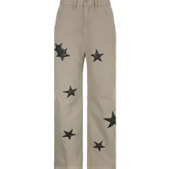 Jeans*Boogzel Clothing Skater Girl Star Jeans Green