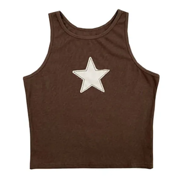 Y2K Tops|Crop Tops*Boogzel Clothing Skater Girl Star Tank Top