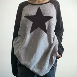 Sweatshirts|Aesthetic T-Shirts & Graphic Tees*Boogzel Clothing Skater Girl Star Top Grey