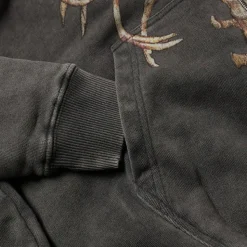 Hoodies*Boogzel Clothing Skeleton Zip Up Hoodie DarkGrey
