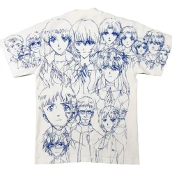 Aesthetic T-Shirts & Graphic Tees*Boogzel Clothing Sketch Anime Print T-Shirt White