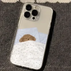 Iphone Cases*Boogzel Clothing Sleeping Puppy iPhone Case Clear