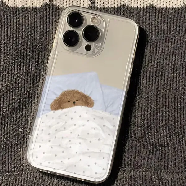 Iphone Cases*Boogzel Clothing Sleeping Puppy iPhone Case Clear