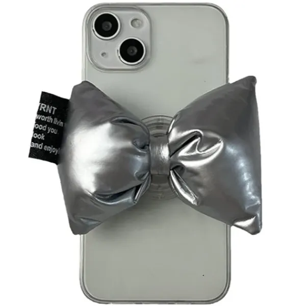 Iphone Cases*Boogzel Clothing Sliver Bow iPhone Case Silver