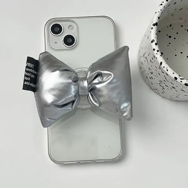 Iphone Cases*Boogzel Clothing Sliver Bow iPhone Case Silver