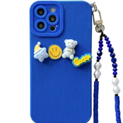 Iphone Cases*Boogzel Clothing Smile Bear iPhone Case Blue