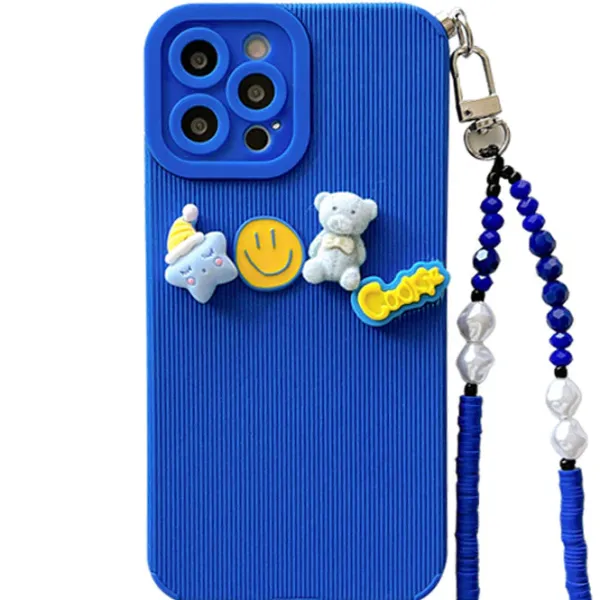 Iphone Cases*Boogzel Clothing Smile Bear iPhone Case Blue