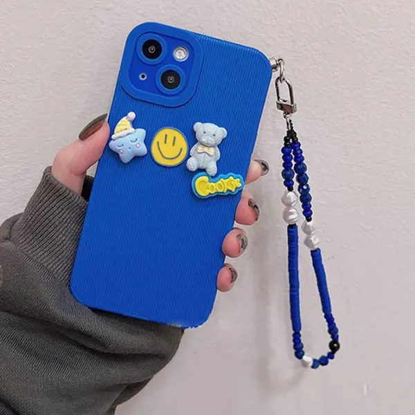Iphone Cases*Boogzel Clothing Smile Bear iPhone Case Blue