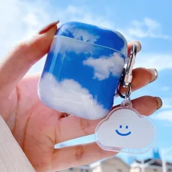Iphone Cases*Boogzel Clothing Smile Clouds AirPods Case Blue