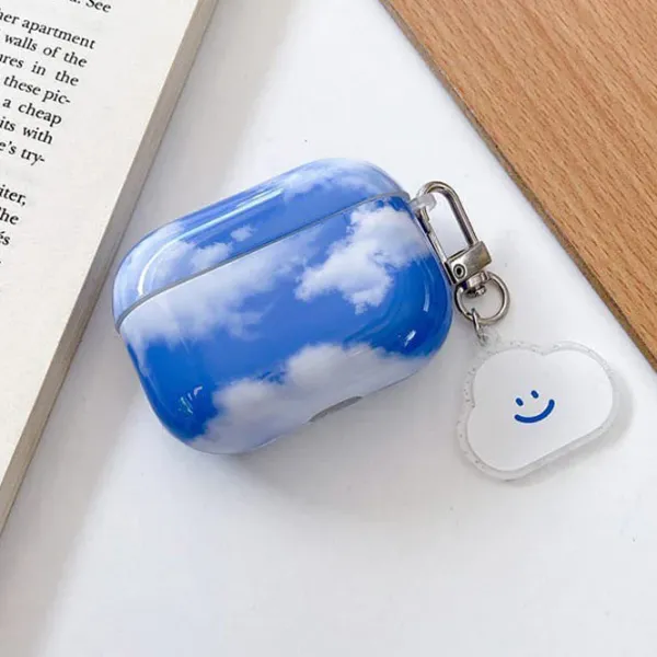 Iphone Cases*Boogzel Clothing Smile Clouds AirPods Case Blue