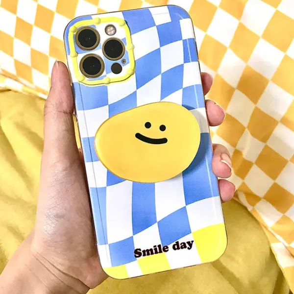 Iphone Cases*Boogzel Clothing Smile Day Indie iPhone Case Blue/yellow