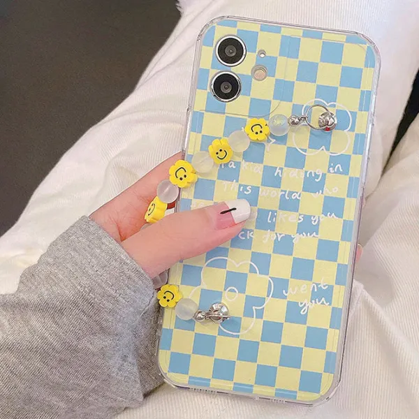 Iphone Cases*Boogzel Clothing Smiley Beaded Checker iPhone Case