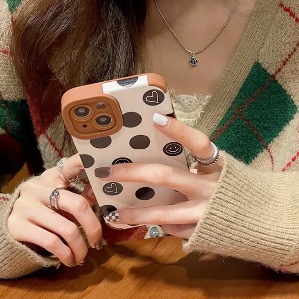 Iphone Cases*Boogzel Clothing Smiley Dot Print iPhone Case