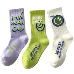 Socks*Boogzel Clothing Smiley Face 3 Pack Socks