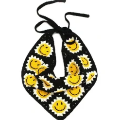Other|Hats*Boogzel Clothing Smiley Face Crochet Bandana
