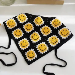 Other|Hats*Boogzel Clothing Smiley Face Crochet Bandana