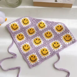 Other|Hats*Boogzel Clothing Smiley Face Crochet Bandana