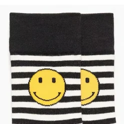 Socks*Boogzel Clothing Smiley Face Striped Socks