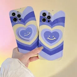 Iphone Cases*Boogzel Clothing Smiley Heart iPhone Case Blue
