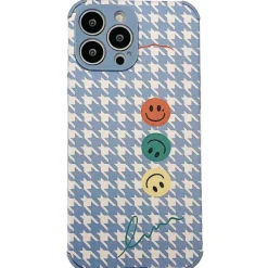 Iphone Cases*Boogzel Clothing Smiley Houndstooth iPhone Case