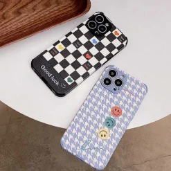 Iphone Cases*Boogzel Clothing Smiley Houndstooth iPhone Case