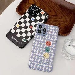Iphone Cases*Boogzel Clothing Smiley Houndstooth iPhone Case