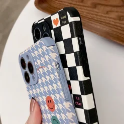 Iphone Cases*Boogzel Clothing Smiley Houndstooth iPhone Case