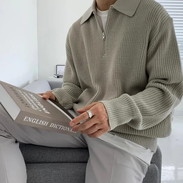 Mens|Sweaters*Boogzel Clothing Soft Boy Aesthetic Knit Pullover