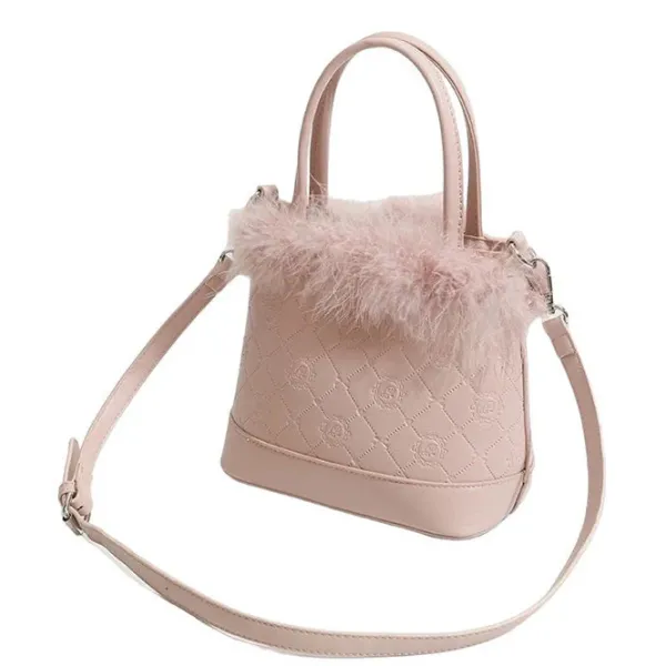 Bags & Purses*Boogzel Clothing Soft Girl Aesthetic Fluffy Bag Pink