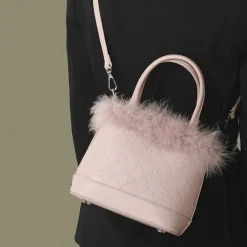 Bags & Purses*Boogzel Clothing Soft Girl Aesthetic Fluffy Bag Pink