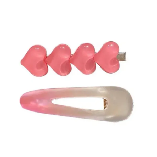 Hair Accessories*Boogzel Clothing Soft Girl Aesthetic Hair Clips Set Pink