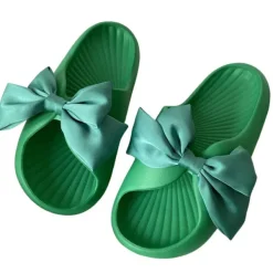 Mad*Boogzel Clothing Soft Girl Bow Foam Street Slippers