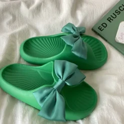 Mad*Boogzel Clothing Soft Girl Bow Foam Street Slippers