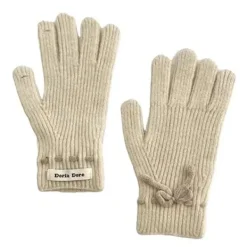 Other*Boogzel Clothing Soft Girl Bow Knit Gloves