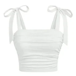 Crop Tops*Boogzel Clothing Soft Girl Bow Ties Top