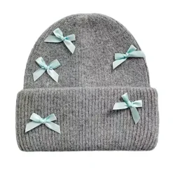 Hats*Boogzel Clothing Soft Girl Bows Beanie Hat