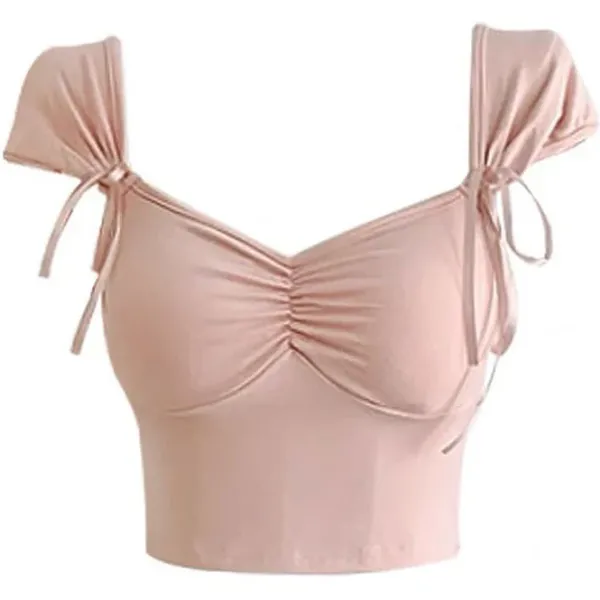 Y2K Tops|Crop Tops*Boogzel Clothing Soft Girl Bra Crop Top