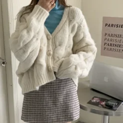 Knit Cardigans*Boogzel Clothing Soft Girl Cropped Cardigan