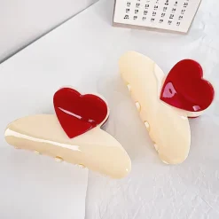 Hair Accessories*Boogzel Clothing Soft Girl Heart Hair Claw