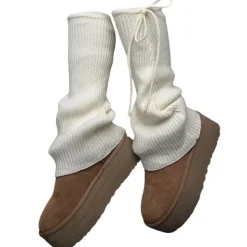 Other*Boogzel Clothing Soft Girl Ribbed Leg Warmers