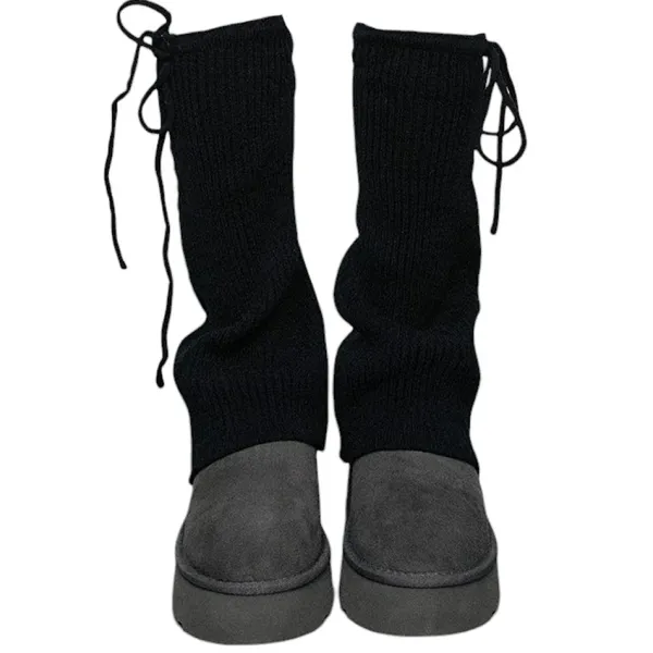Other*Boogzel Clothing Soft Girl Ribbed Leg Warmers