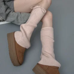 Other*Boogzel Clothing Soft Girl Ribbed Leg Warmers