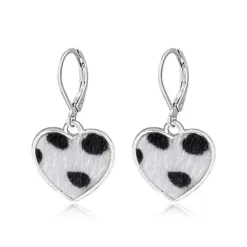 Earrings*Boogzel Clothing Soft Heart Earrings Silver