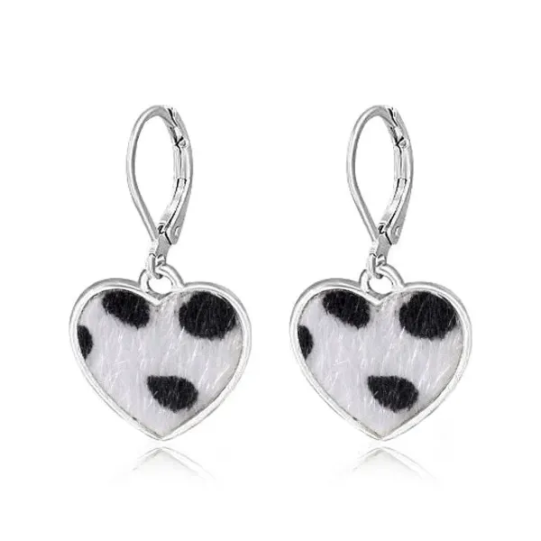 Earrings*Boogzel Clothing Soft Heart Earrings Silver