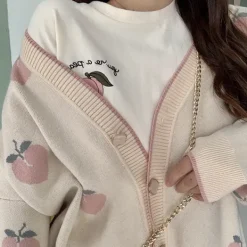Knit Cardigans*Boogzel Clothing Soft Peach Cardigan