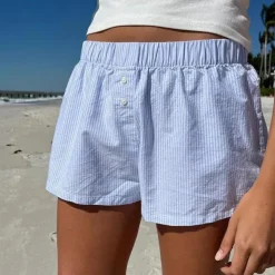 Shorts*Boogzel Clothing Soft Striped Lounge Shorts