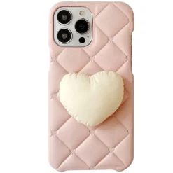 Iphone Cases*Boogzel Clothing Softie Heart Puffer IPhone Case Pink