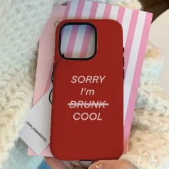 Iphone Cases*Boogzel Clothing Sorry I'm Cool iPhone Case Red