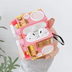 Iphone Cases*Boogzel Clothing Sound Recorder AirPods Case Pink